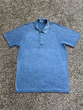 Lululemon Metal Vent Tech Men’s Polo 2.0 Size Large Tempest Blue Colorway
